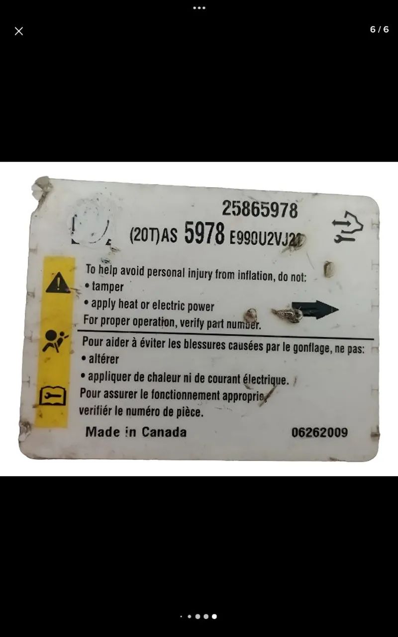 Módulo Airbag capitva 25865978 - Foto 4
