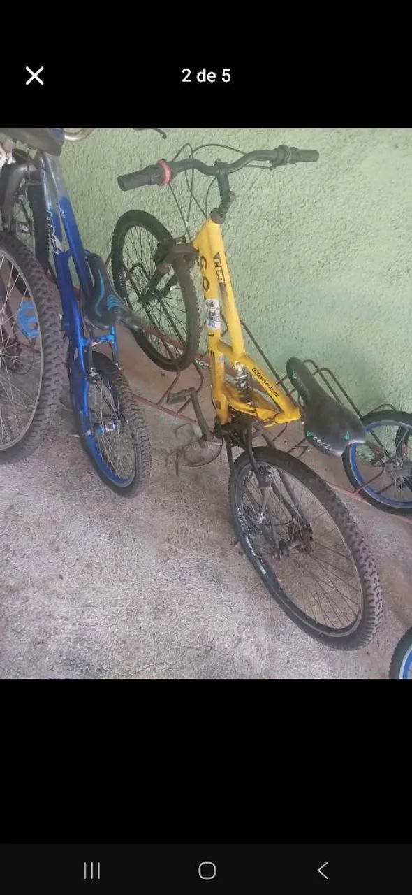 Bicicleta coli usada tem que mandar arrumar quadro e pneu - Foto 2