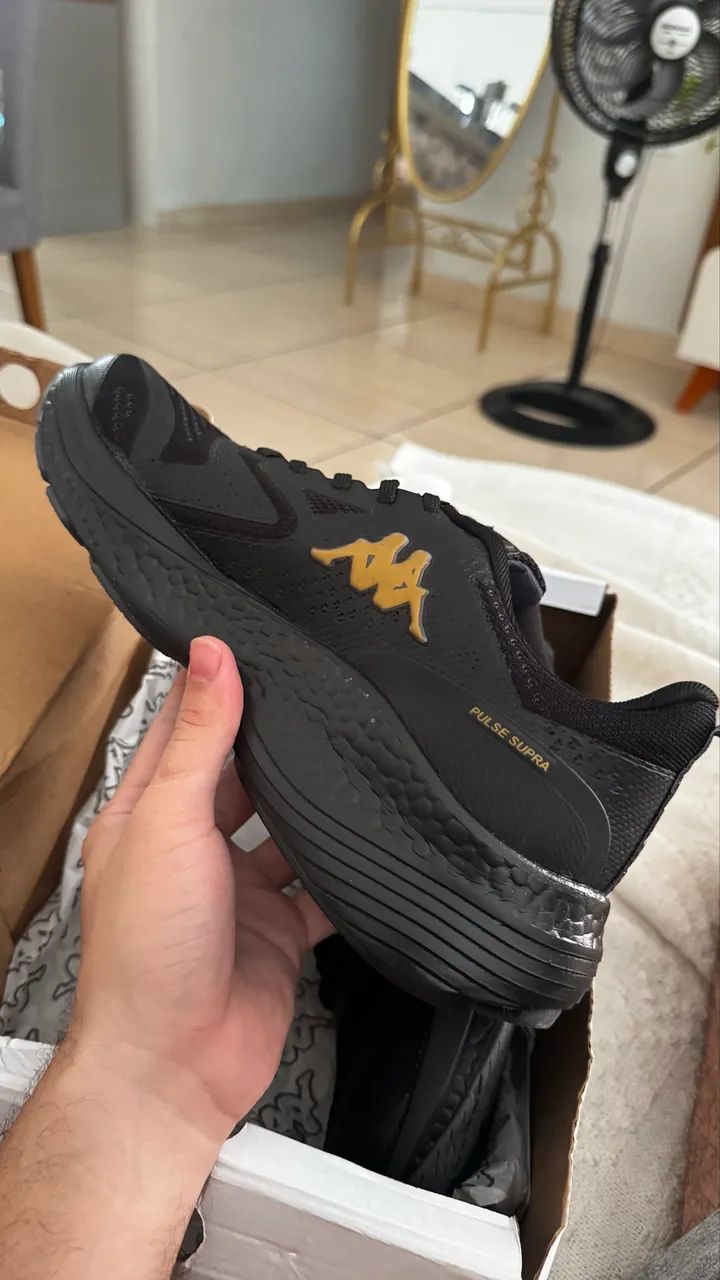 Tênis Pulse Supra Preto/Dourado - Foto 3