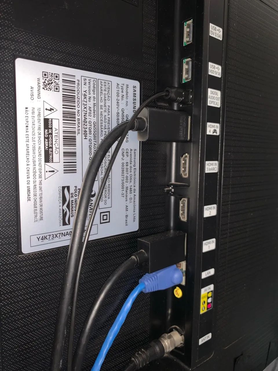 Smart TV Samsung Q80T 55 polegadas - Foto 4