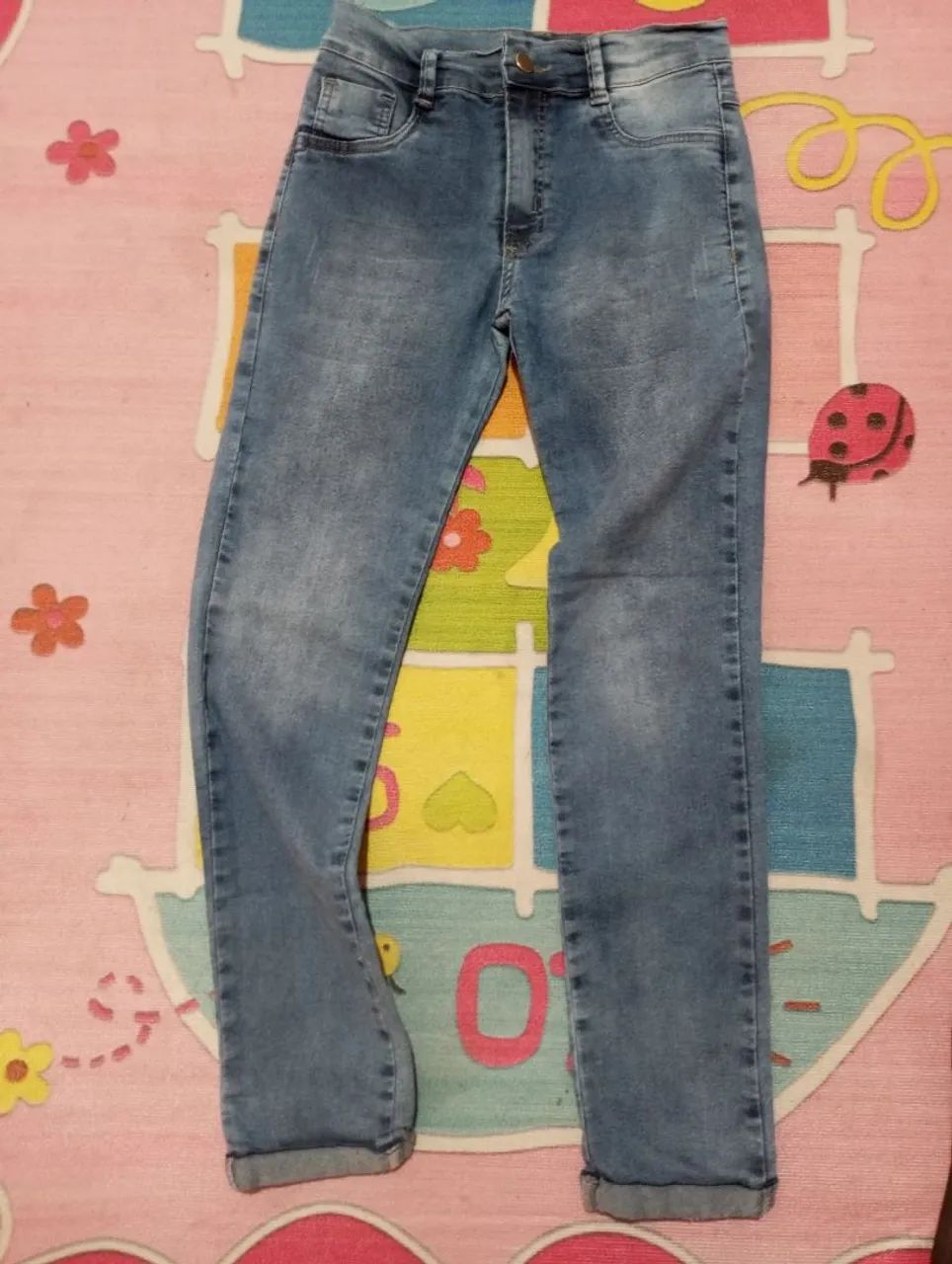Calça jeans menina 