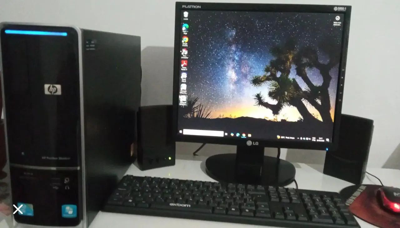 Computador HP 1tera de HD 4GB de memória 