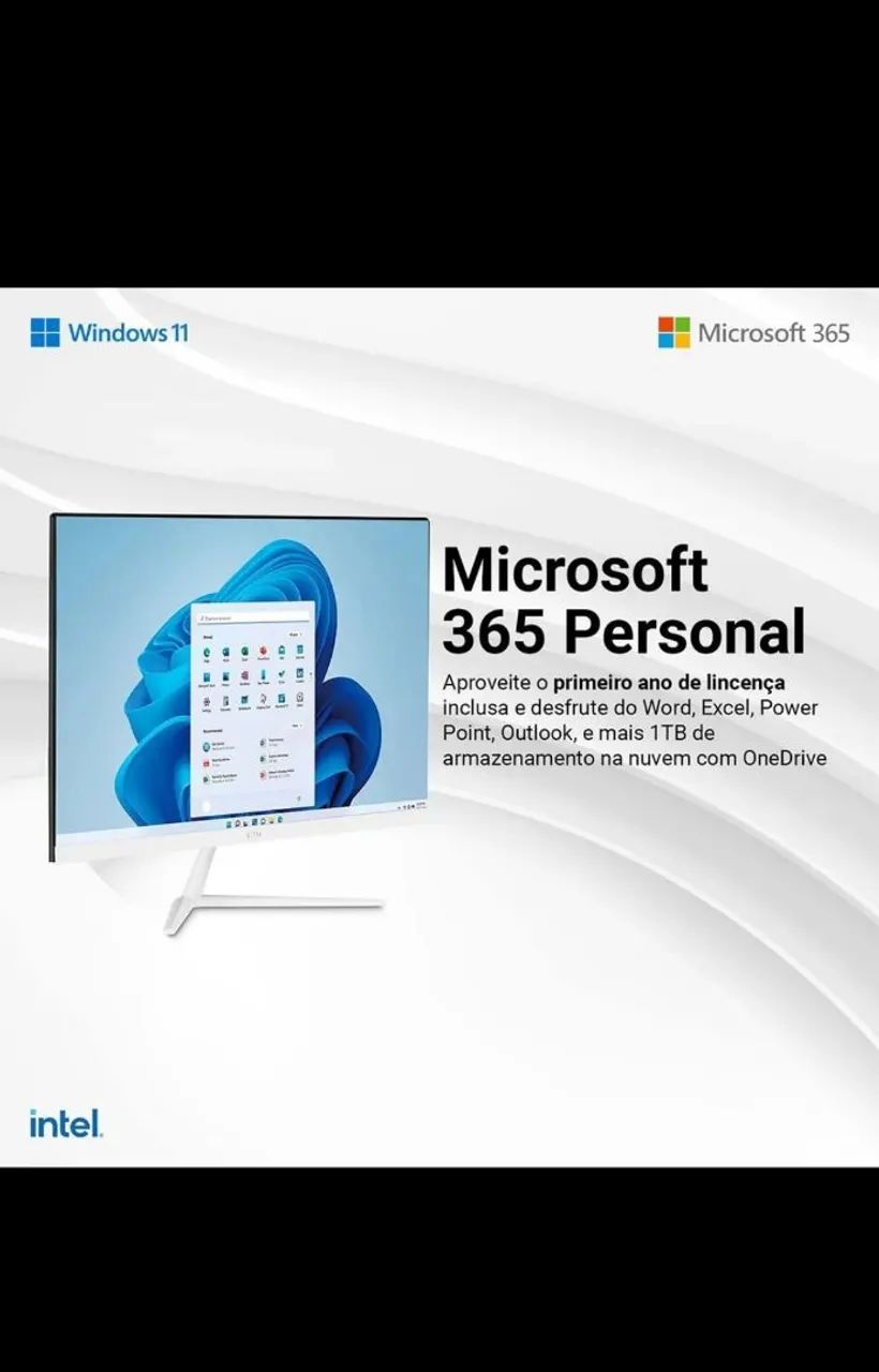 Vendo Computador All-in-One Ultra UB830 Celeron, 4GB , SSD 128GB, Windows 11... - Foto 5