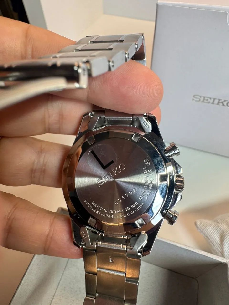 Relógio Seiko Seiko Chronograph SSB380 - novo original  - Foto 3