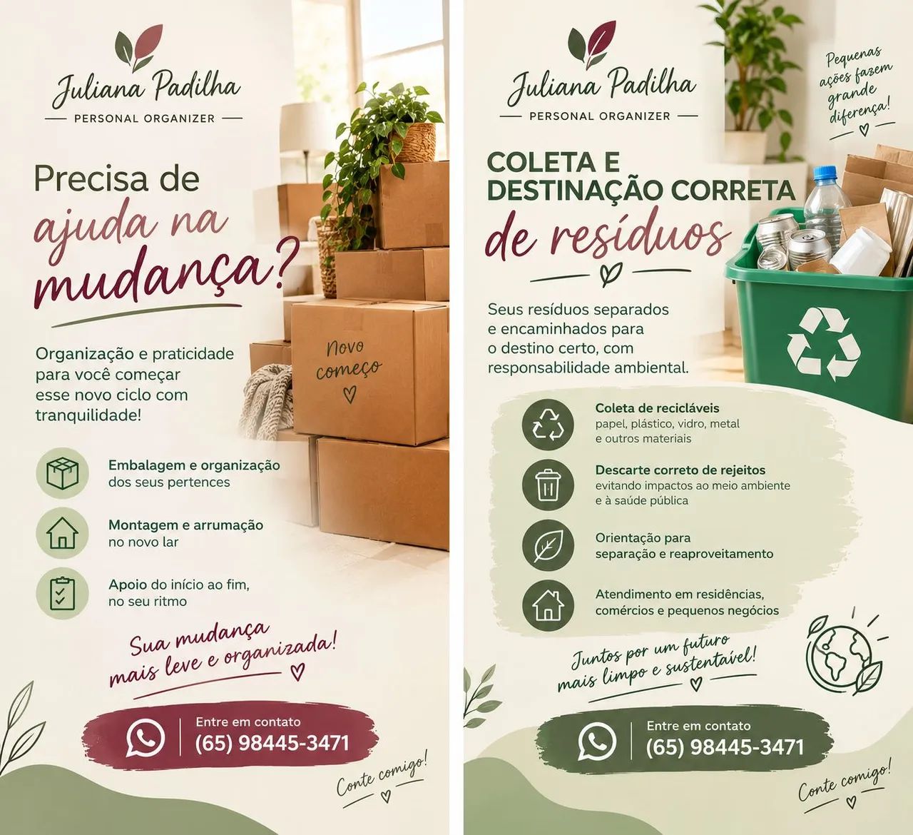 Organização, Desapego e Mudança