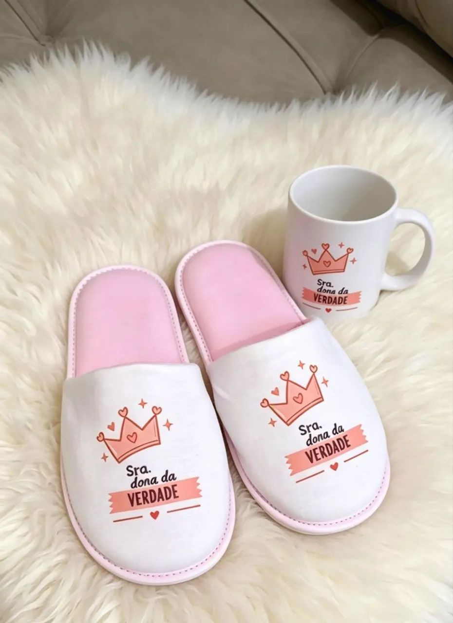 Presentes personalizado, caneca, pantufa, squeezee  - Foto 3