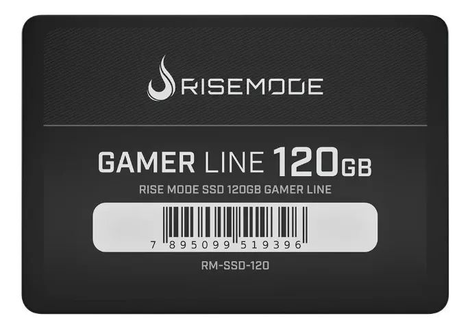 Ssd 120gb Rise Mode Gamer Line Sata - Preto