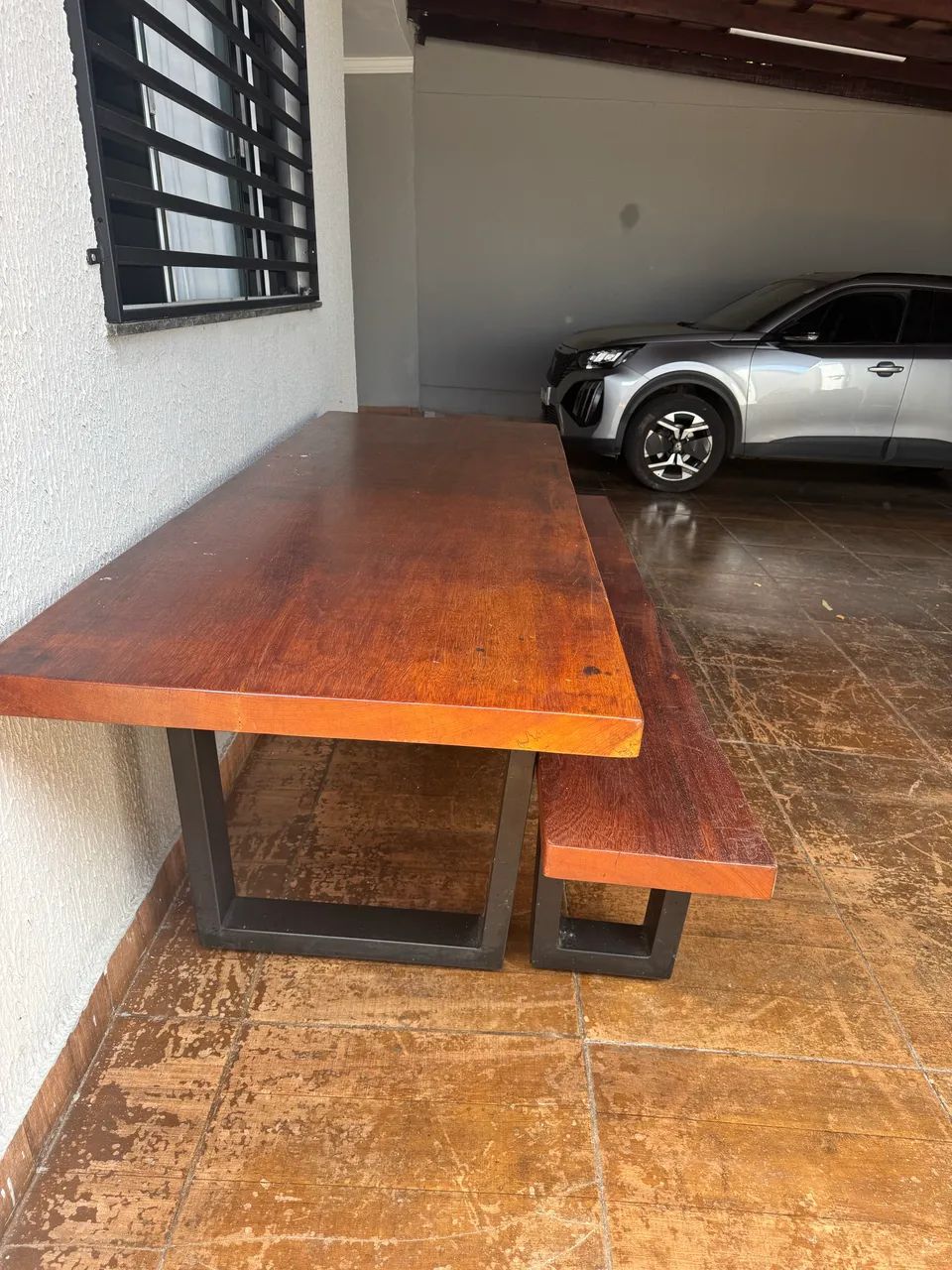 Mesa Rústica em Madeira Angelim  - Foto 2