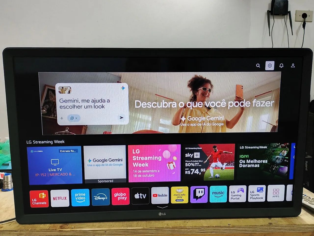 Tv LG 32 polegadas sistema WebOs 6.0 Smart tv. - Foto 2
