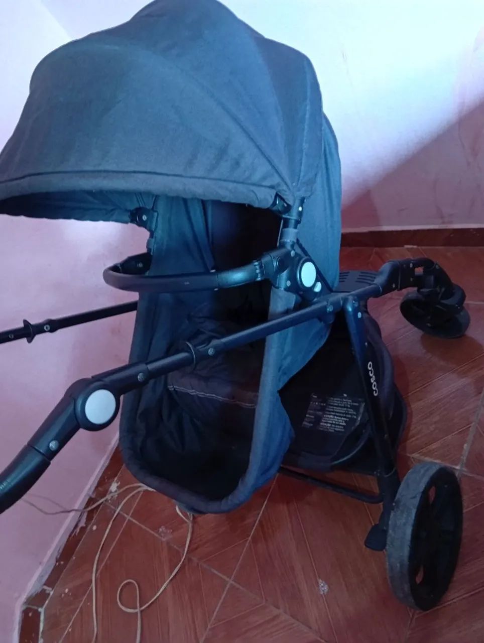 Carrinho de bebê de luxo rodas grandes - Foto 3