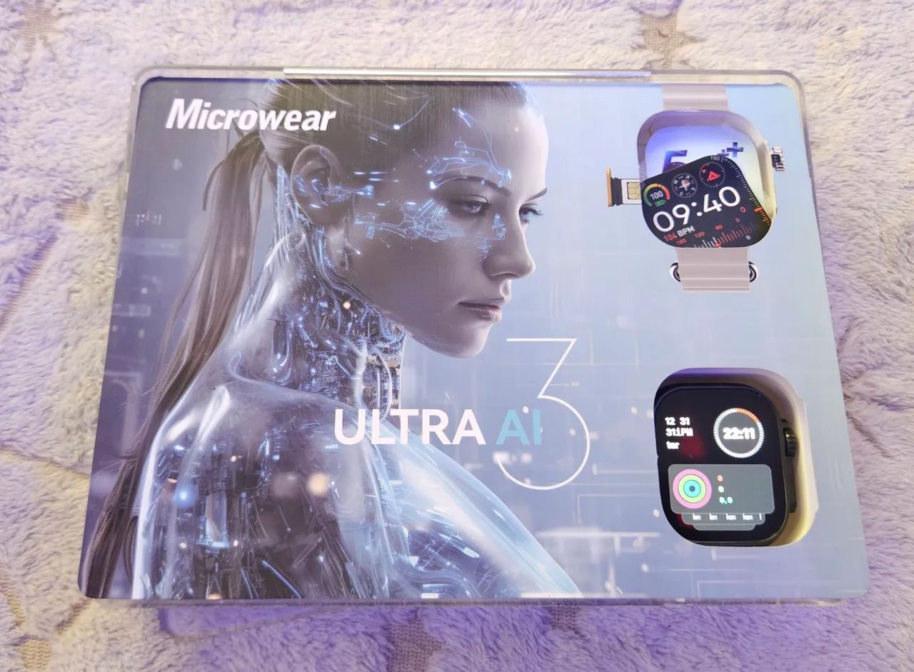 Rel ógio smartwatch ultra Ai3 - Foto 2