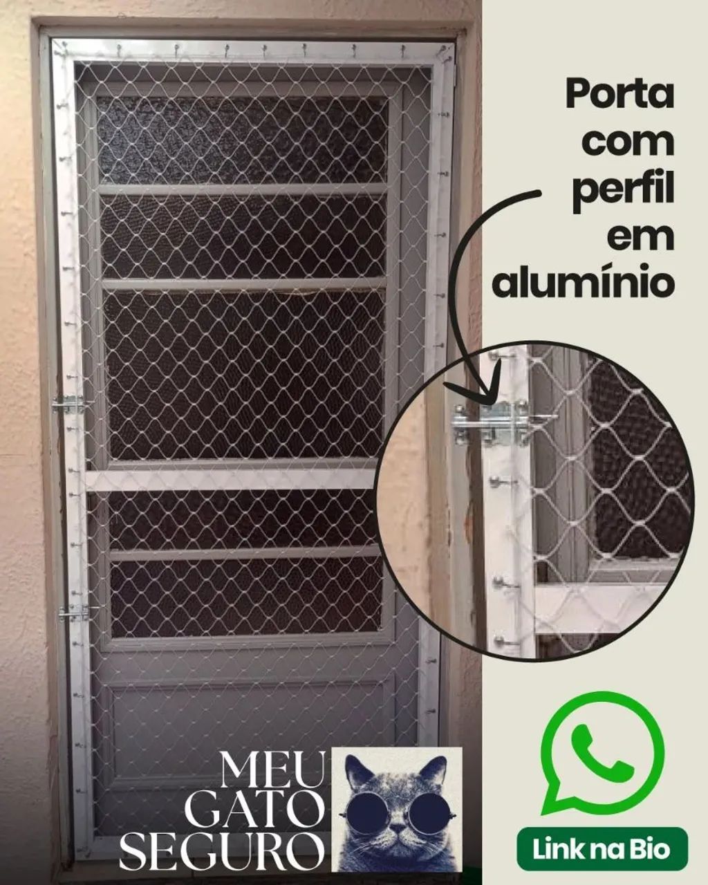 Instalamos redes de proteção para gatos e humanos  - Foto 3