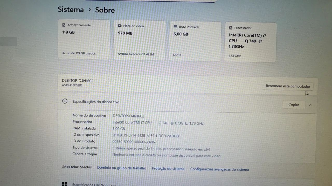 Notebook LG A510 Core i7 + NVIDIA + SSD - Revisado e pronto para uso - Foto 4