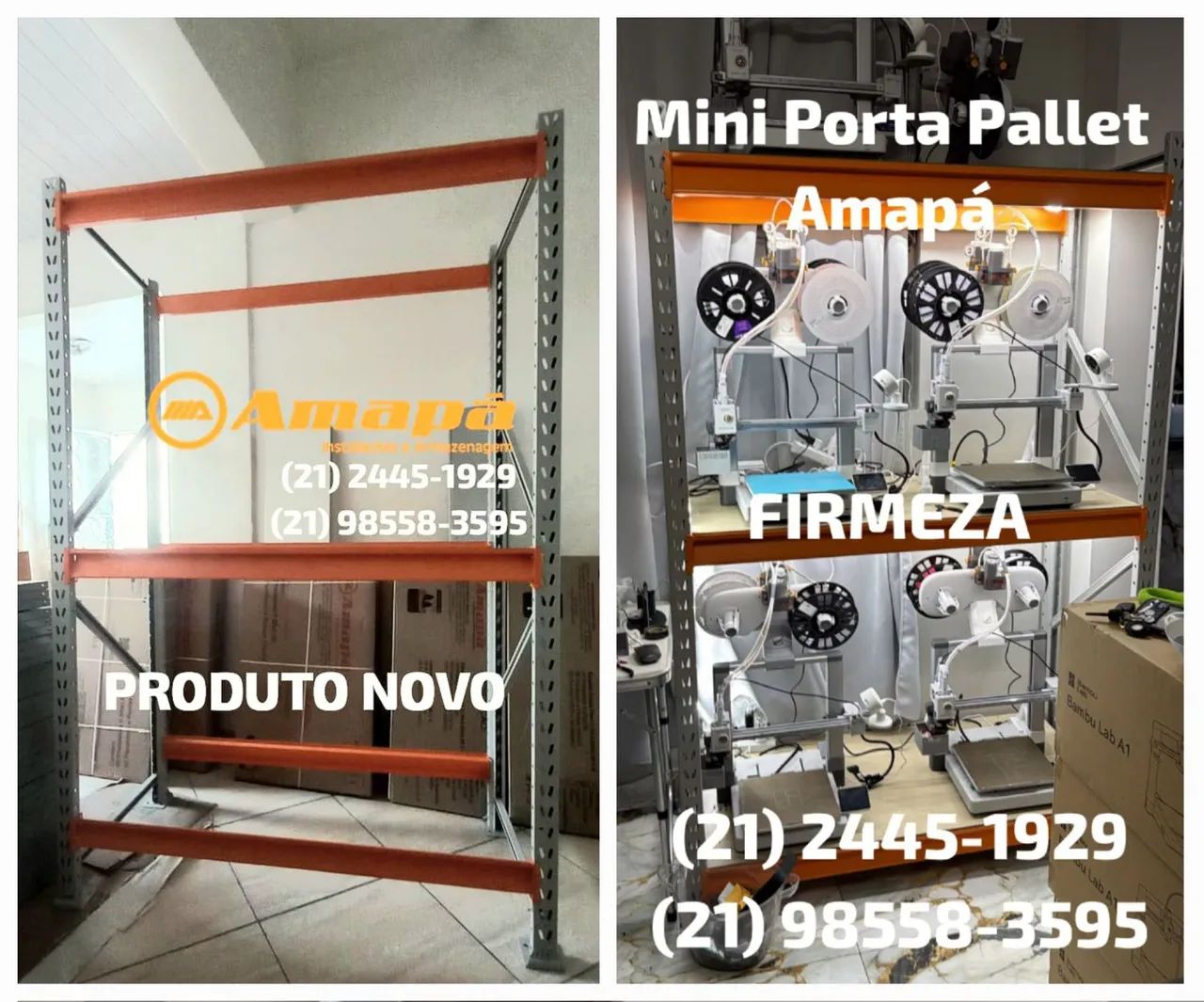 Estantes para atacarejo e outros comércios