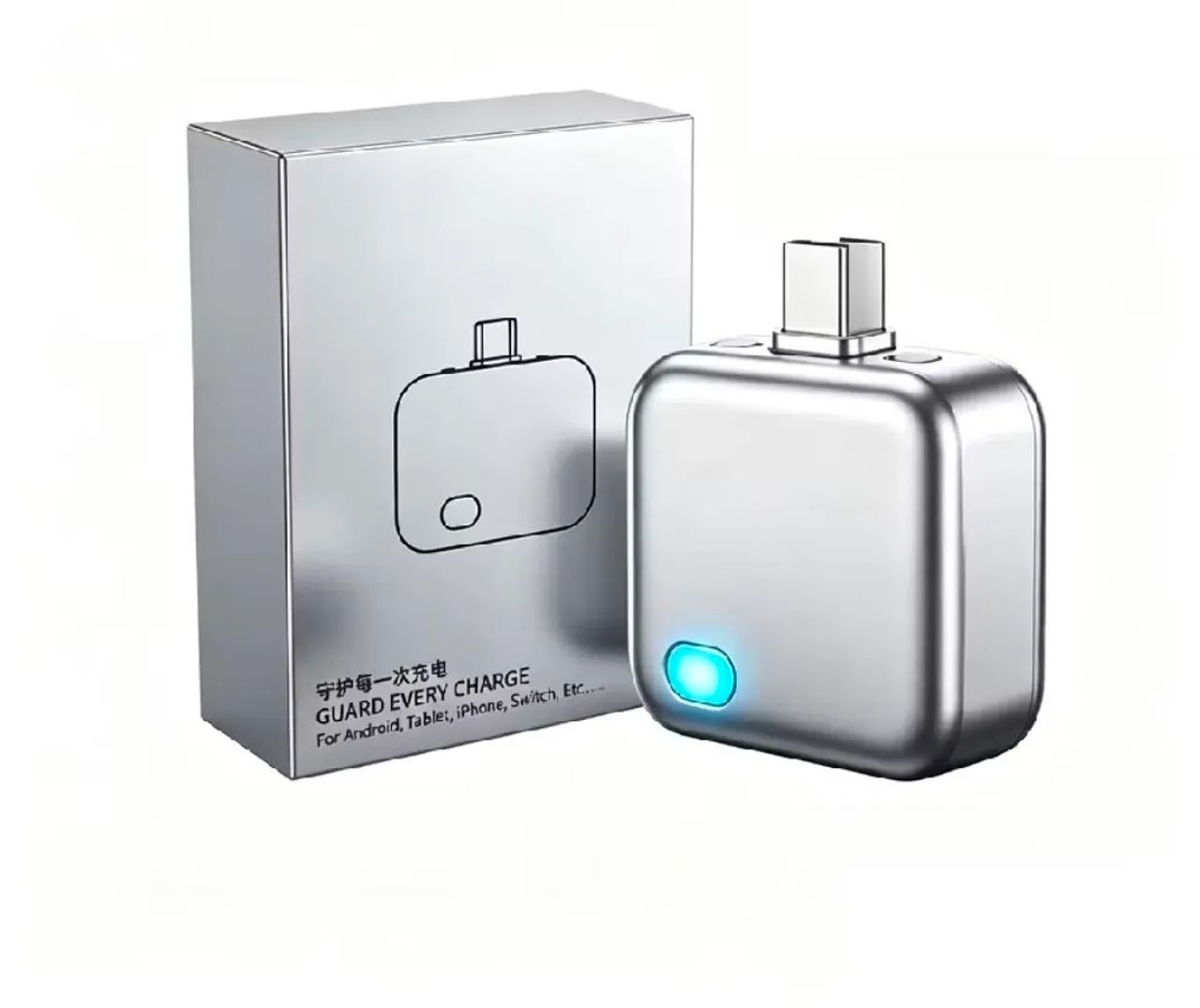 Separador de carregamento e parada automática inteligente universal type-C 140w 