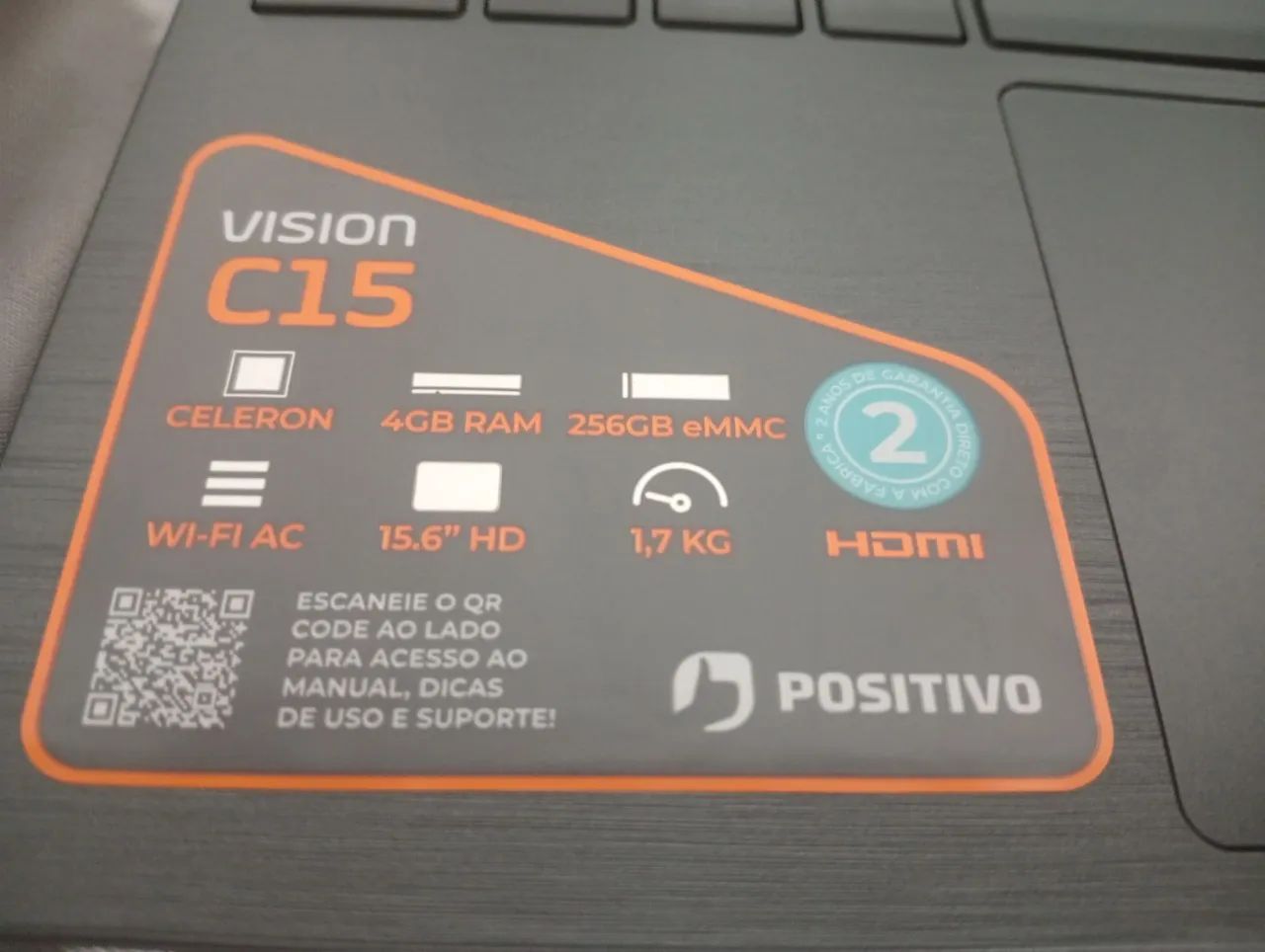 NOTEBOOK POSITIVO VISION C15