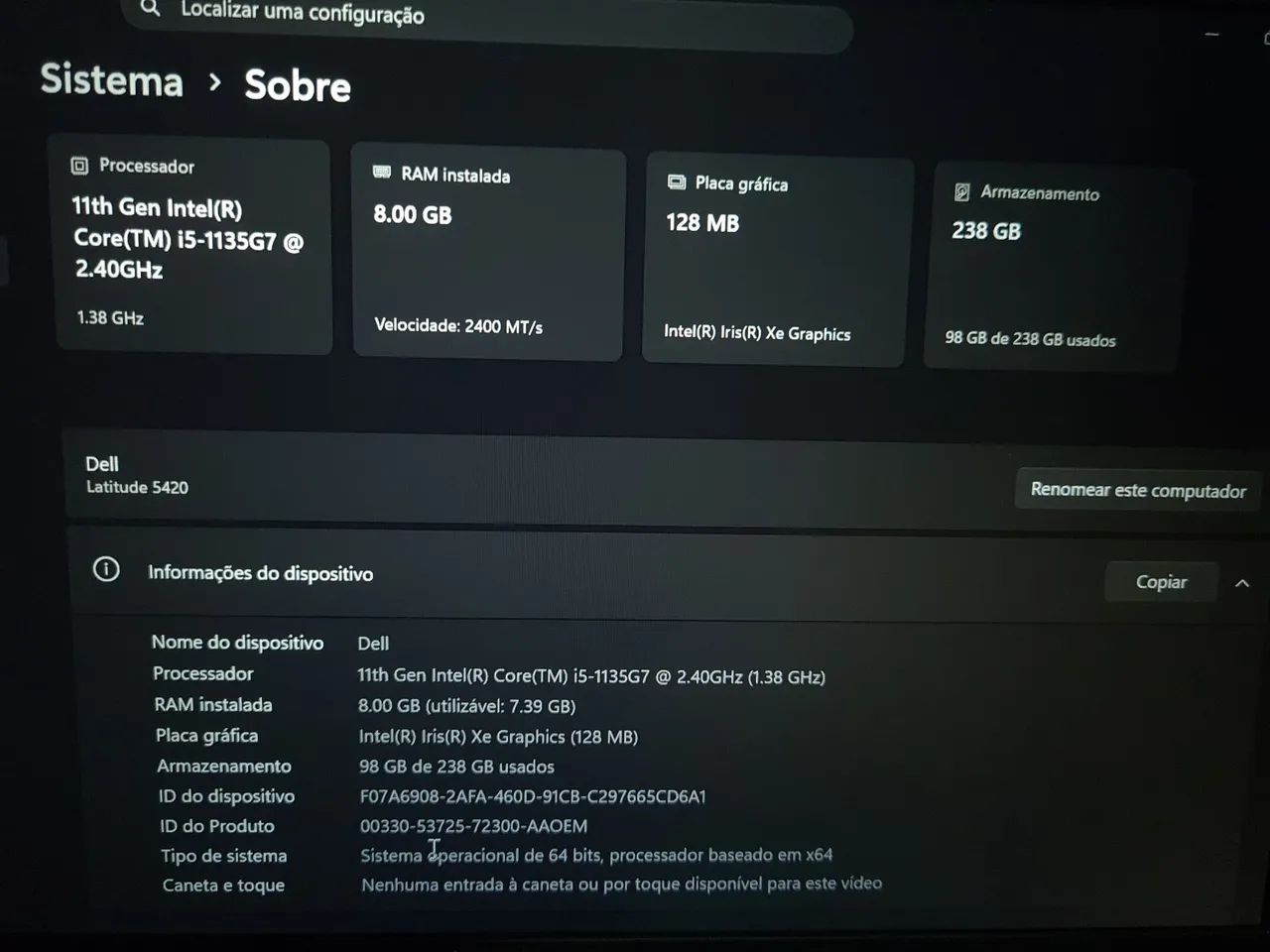 Notebook Dell Latitude 5420 - Foto 5