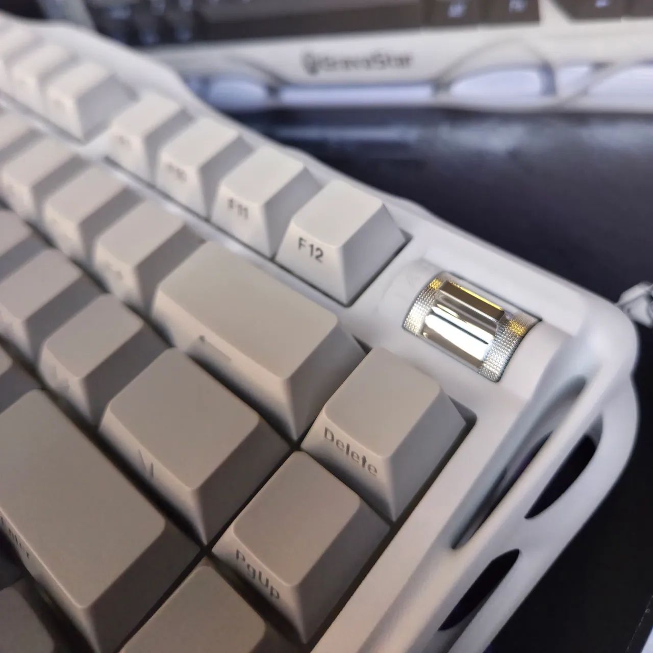 Teclado GravaStar Mercury k1 Gradient White - NOVO - Foto 5