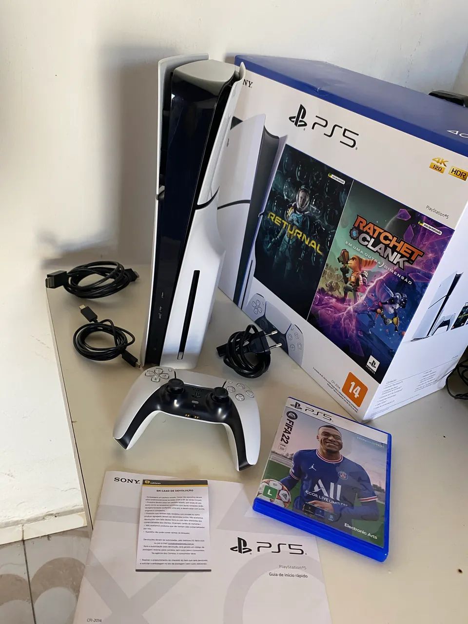Ps5 slim com leitor de disco  - Foto 5
