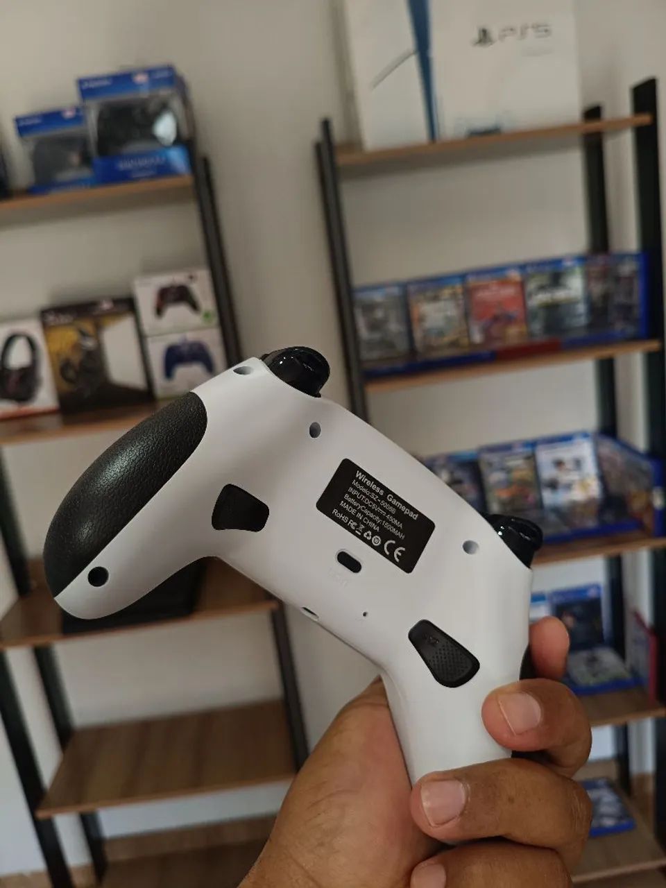 Controle ps5 sem fio com com Hall effect e padl - Foto 3