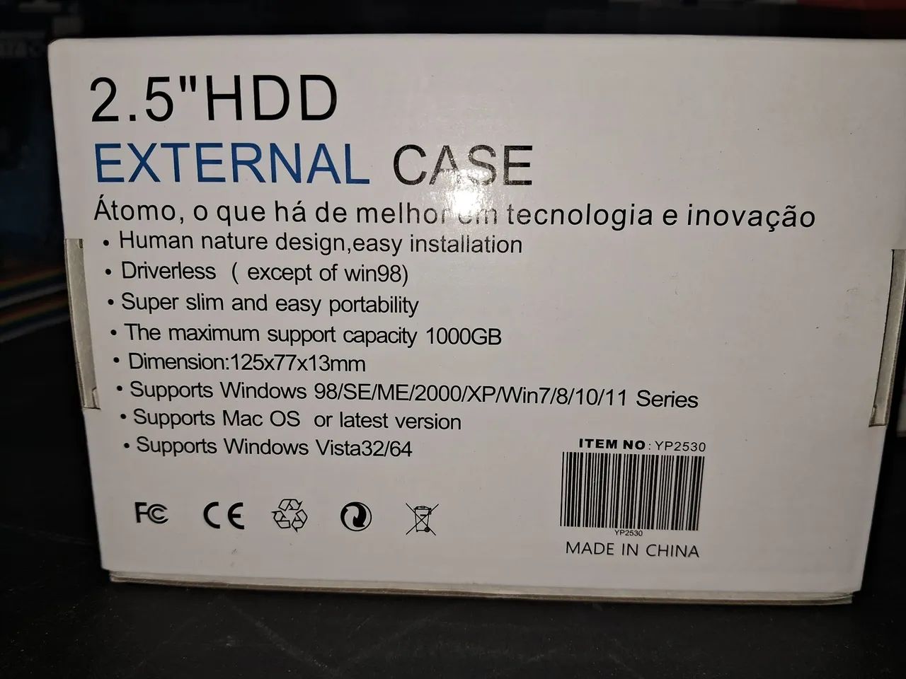 2.5 " HDD External Case USB 3.0 YP2530 - Foto 2