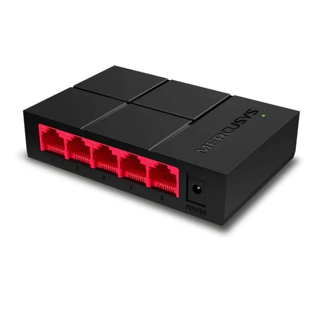 Switch Mercusys 5 Portas 10/100/1000 Mbps Ms105g(eu) *ENTREGA GRÁTIS*