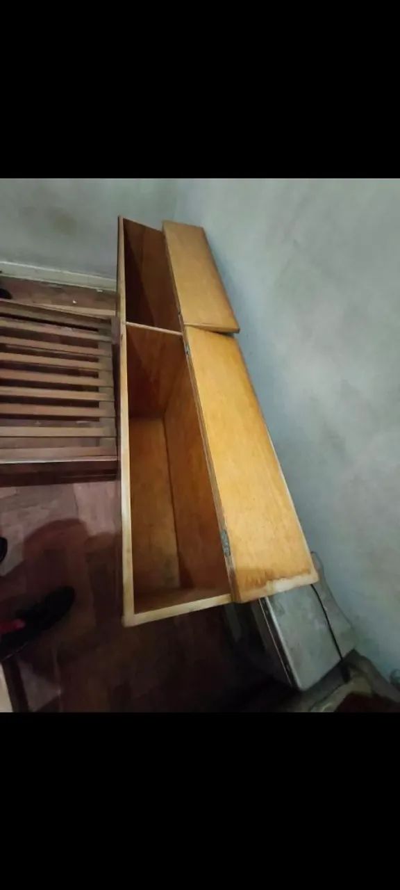 Doação cama de solteiro com baú lateral - Foto 3