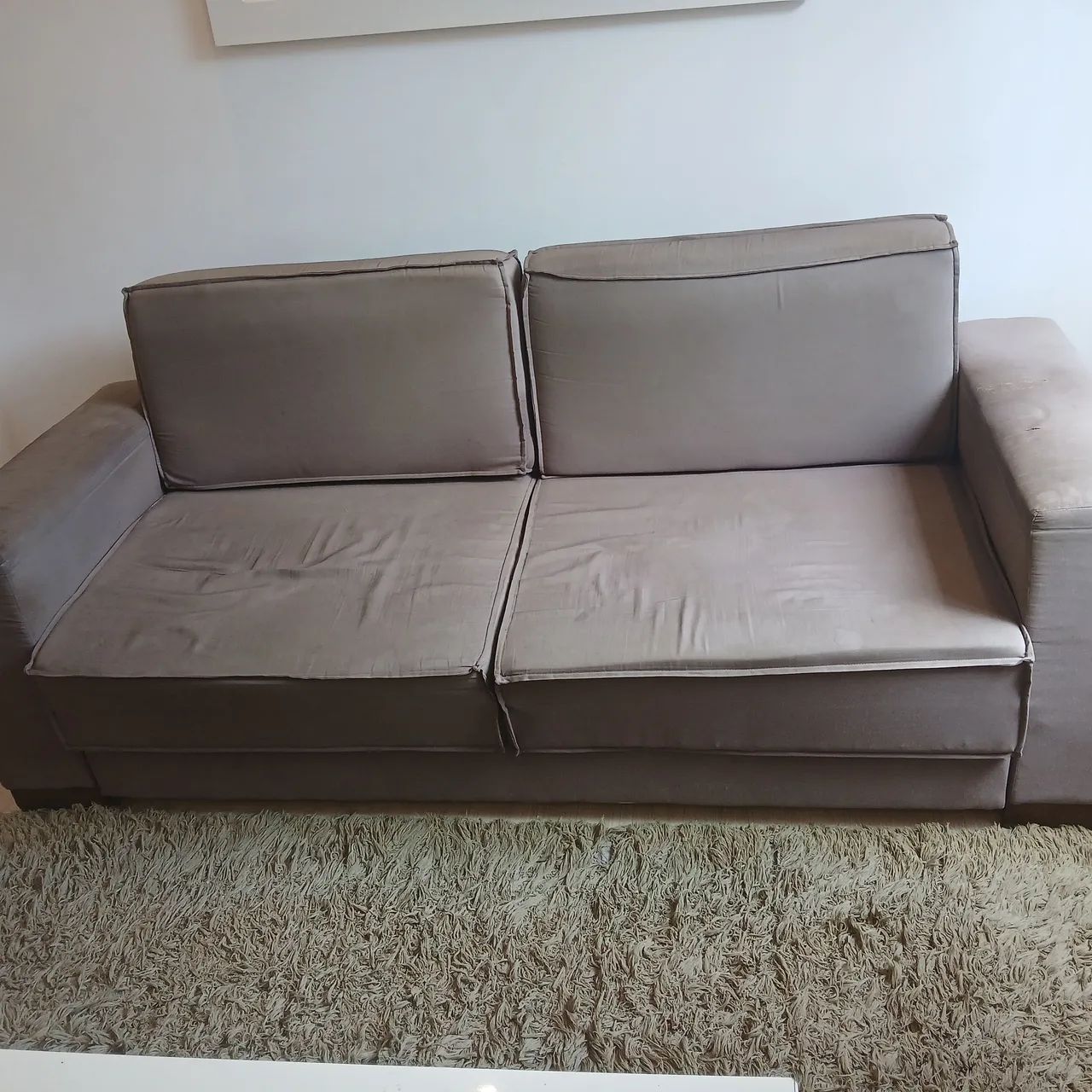 Vendo sofá usado em bom estado 600.00 - Foto 3