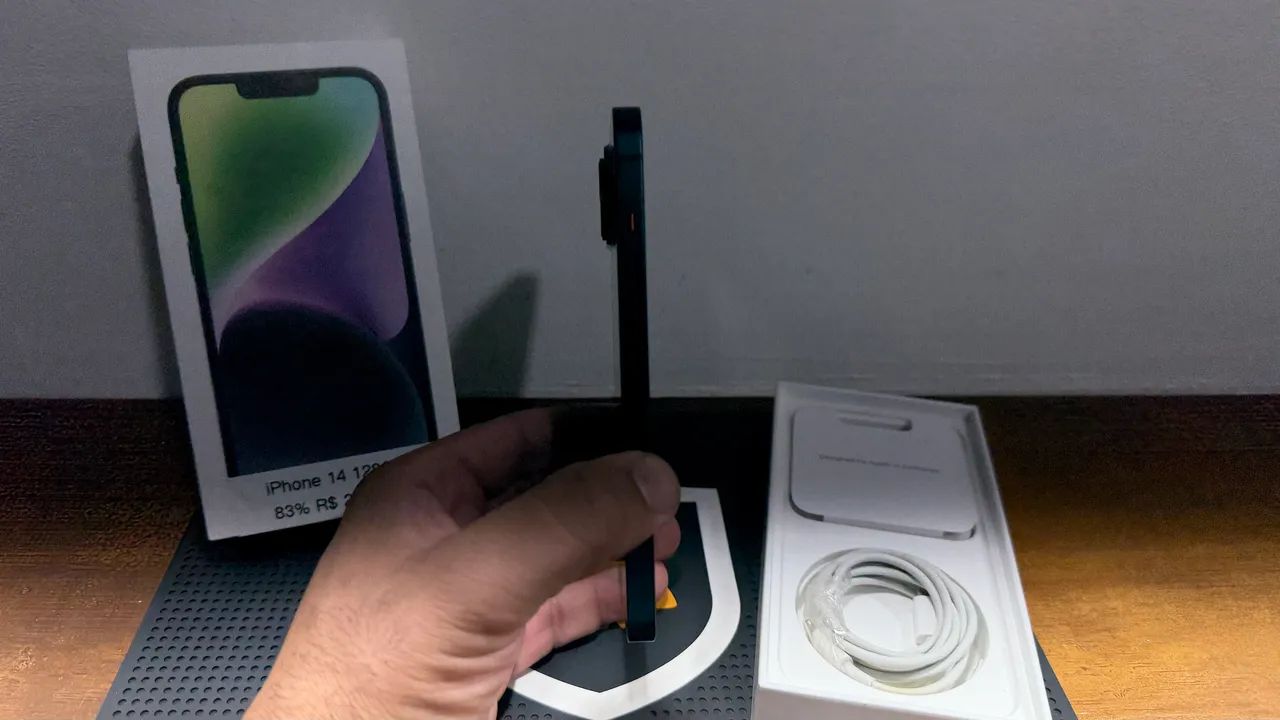 IPhone 14 128GB preto - usado  - Foto 3