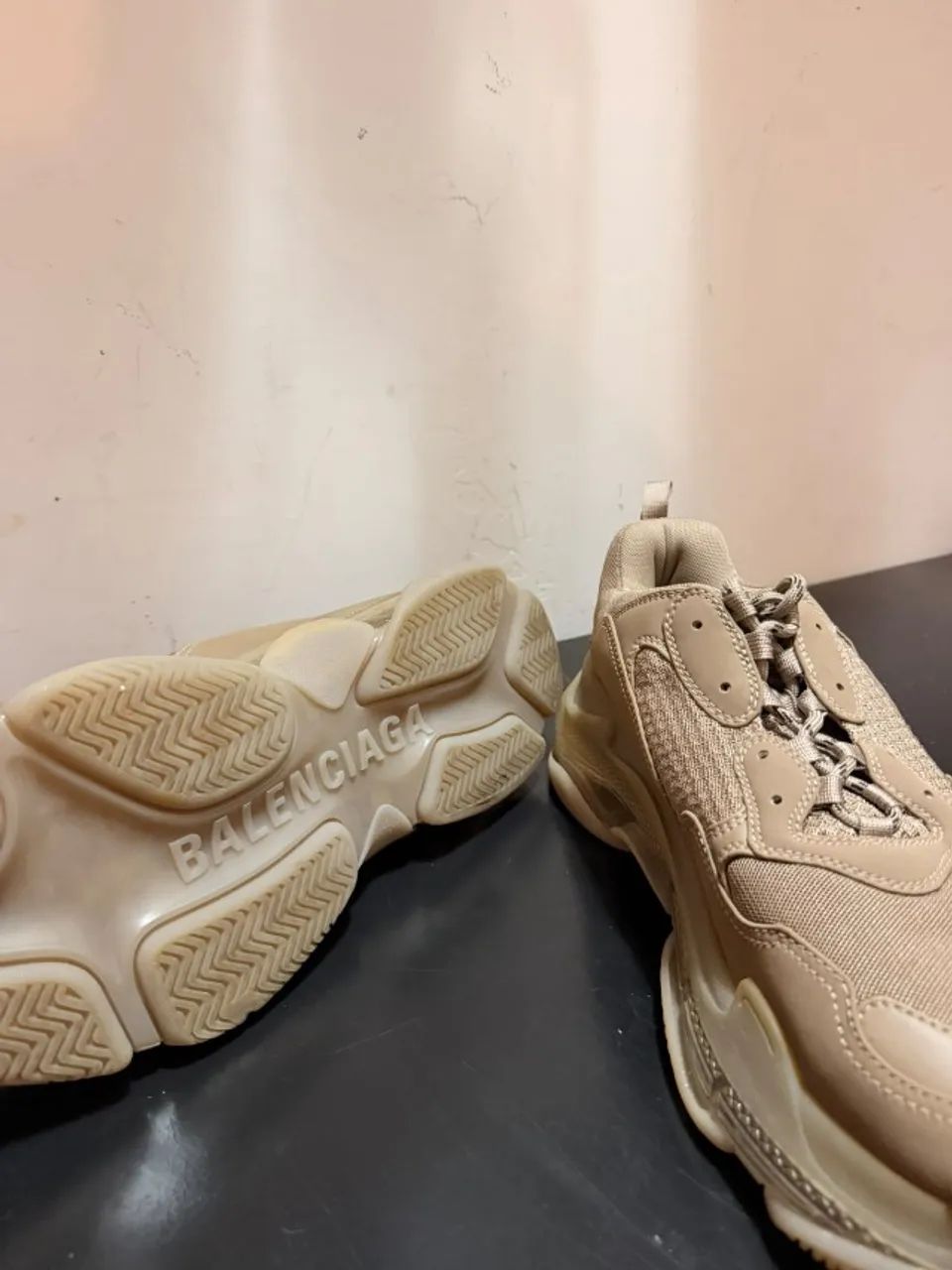 Balenciaga Triple S bege - Foto 4