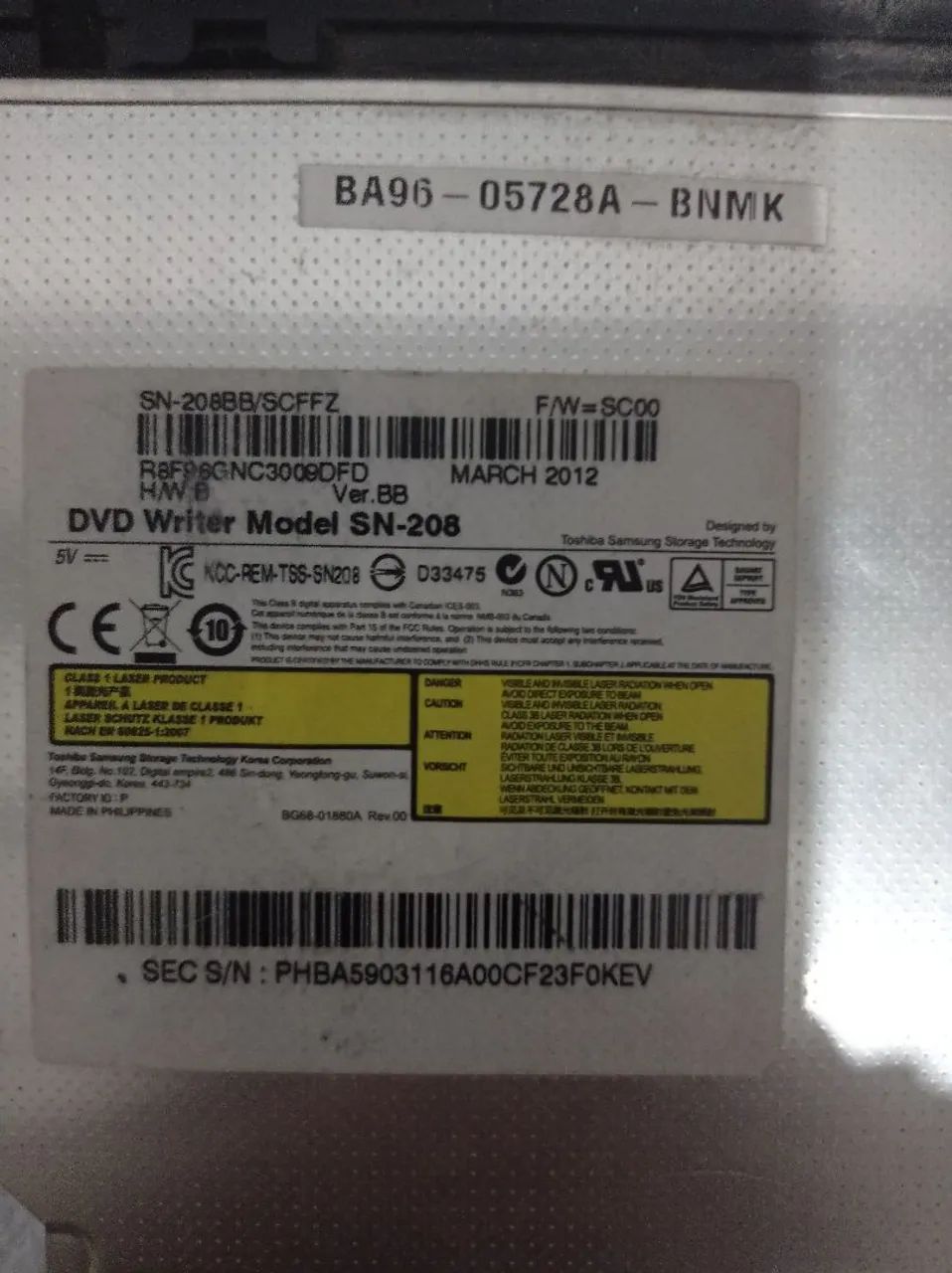 Um leitor de Dvd de notebook um memória ram 2g - Foto 5