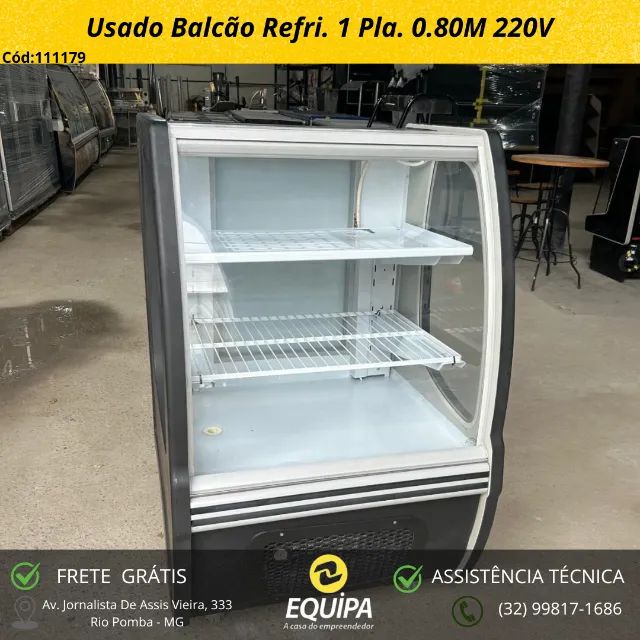 Balcão Refri. 1 Pla. 0.80M 220V Usado 