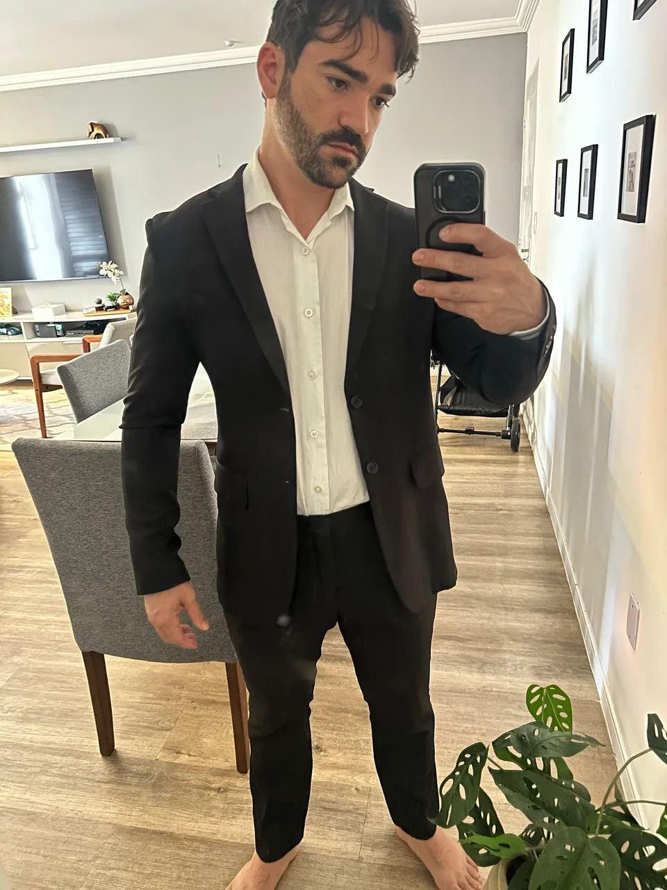 Terno slim 46 médio