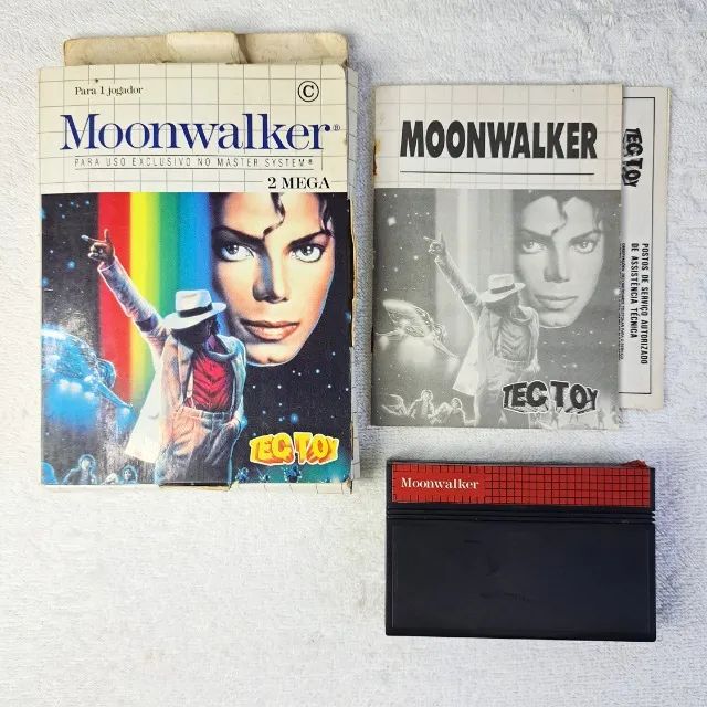 Michael Jackson's Moonwalker Completo Master System - Sega Tectoy - Serial batendo