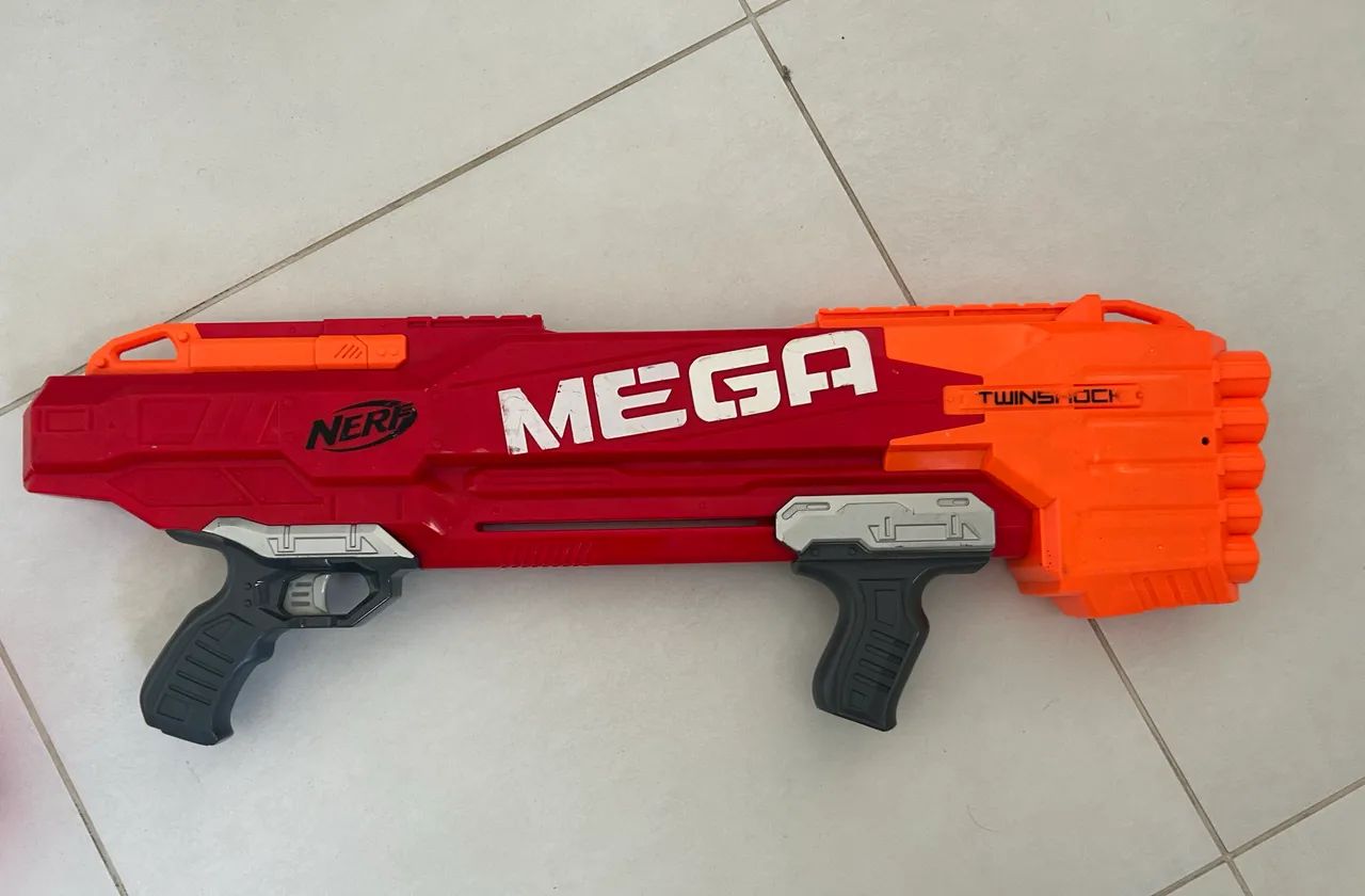 Lanca Dardo Nerf Mega Twinshock - Hasbro - Foto 2