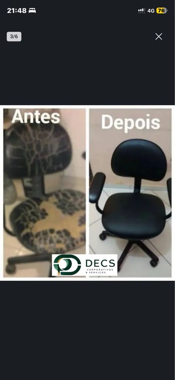 Serviços de Manutenção em Cadeiras de escritório  - Foto 5
