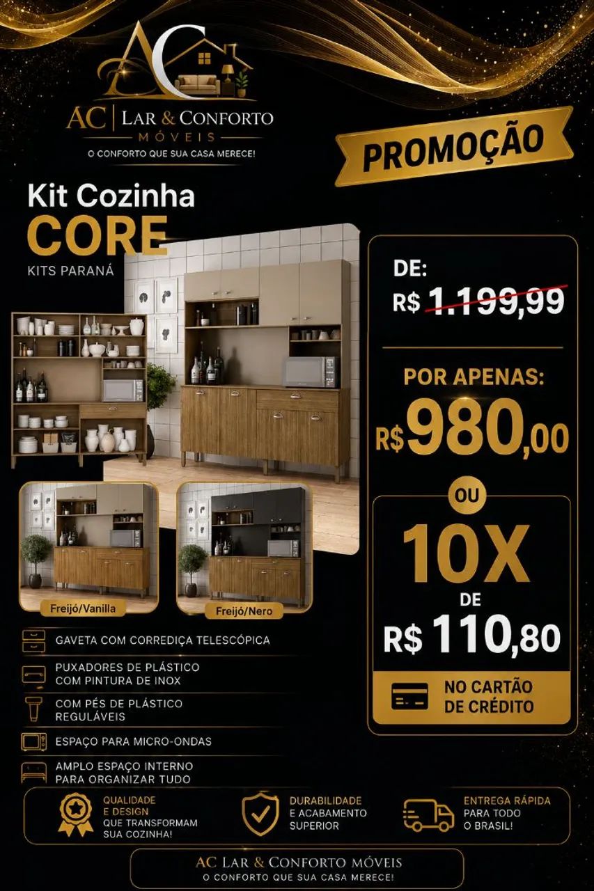 ARMÁRIOS DE COZINHA A PARTIR DE 595 - Foto 5