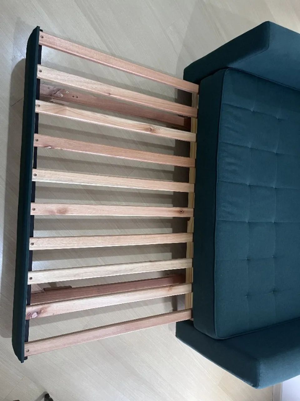 Sofá-Cama Casal Verde Escuro - Foto 4