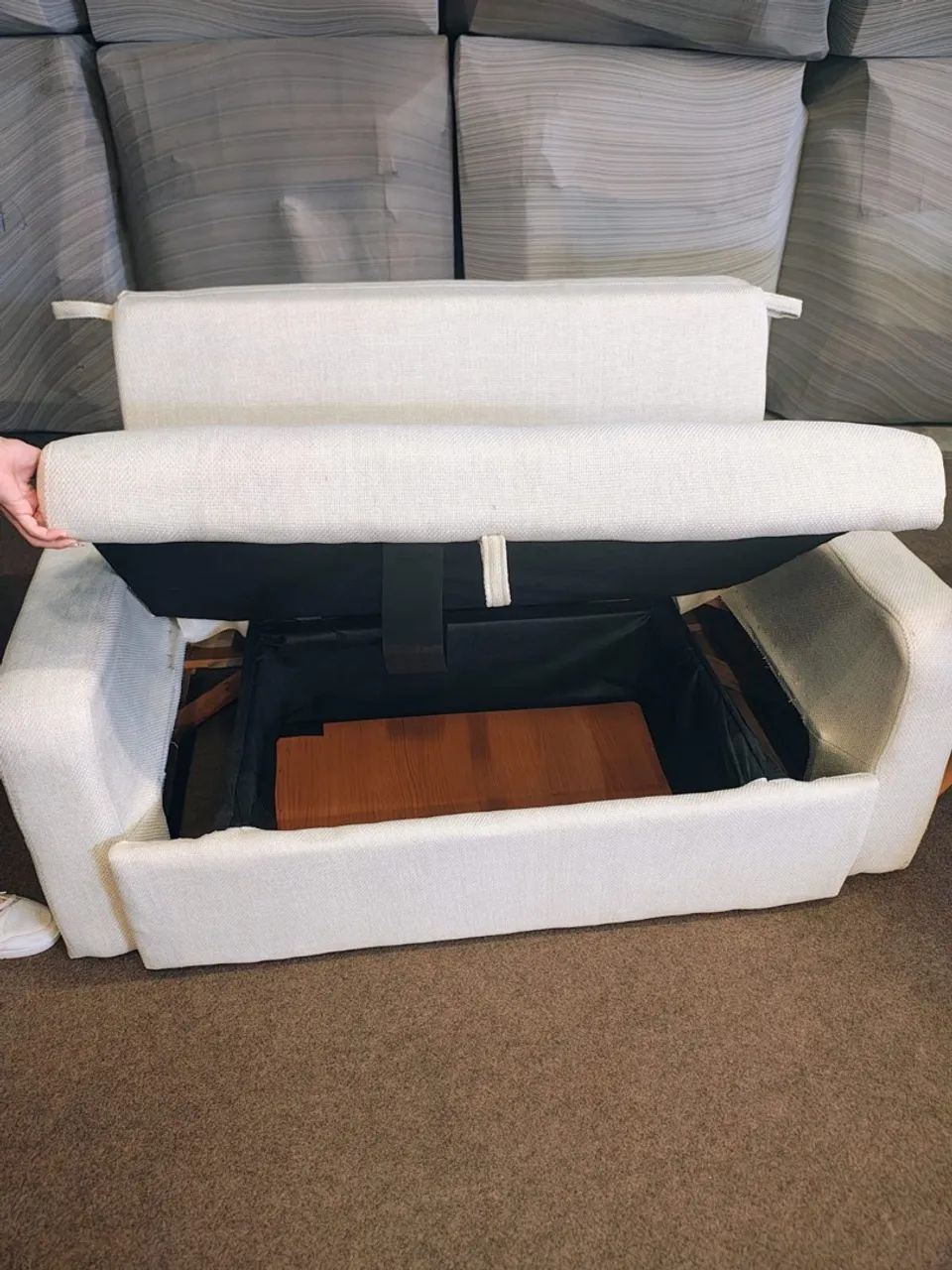 Sofá Cama Lady Daí com Baú (Novo Direto da Fábrica)  - Foto 3
