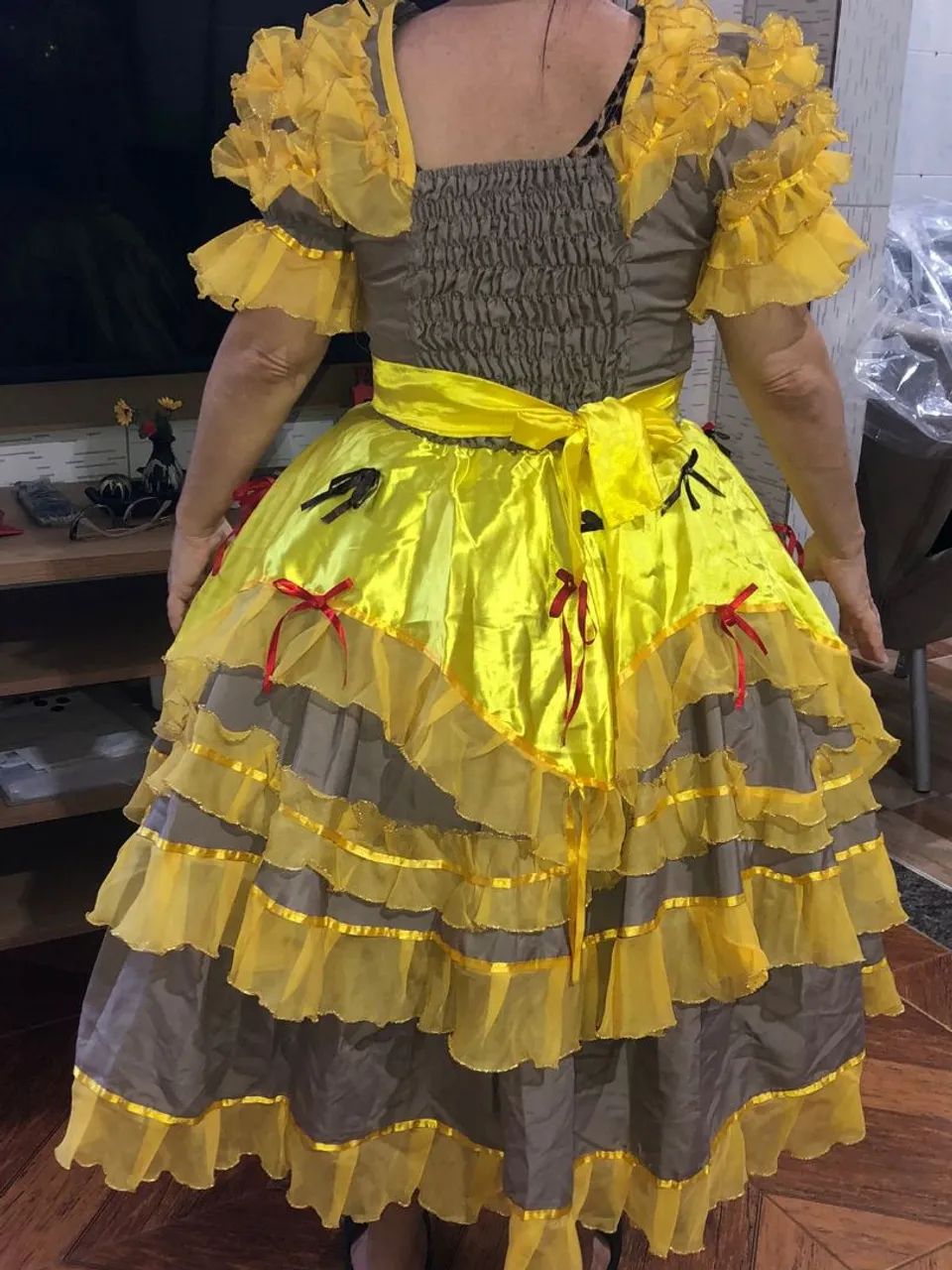 Vestido de quadrilha usado apenas 01 dia - Foto 2