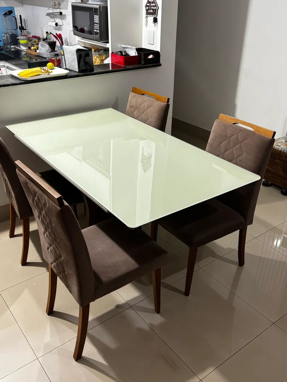 MESA 4 LUGARES COM 4 CADEIRAS - Foto 4