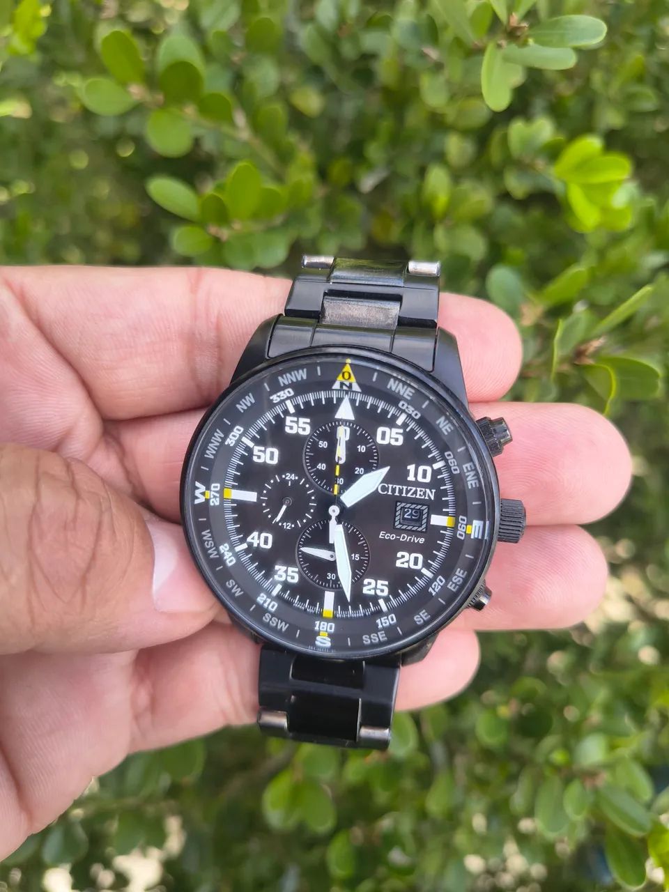 Relógio Citizen Eco-Drive Chronograph Preto (modelo CA0695-84E)