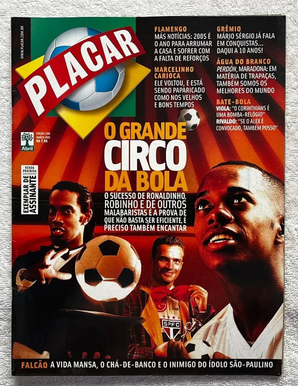 Revista Placar Edição 1280 - Março de 2005