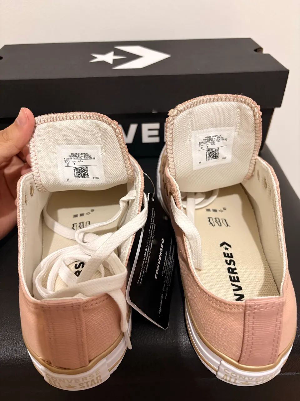 Converse All Star Nude/Rosa - 37 - Foto 4