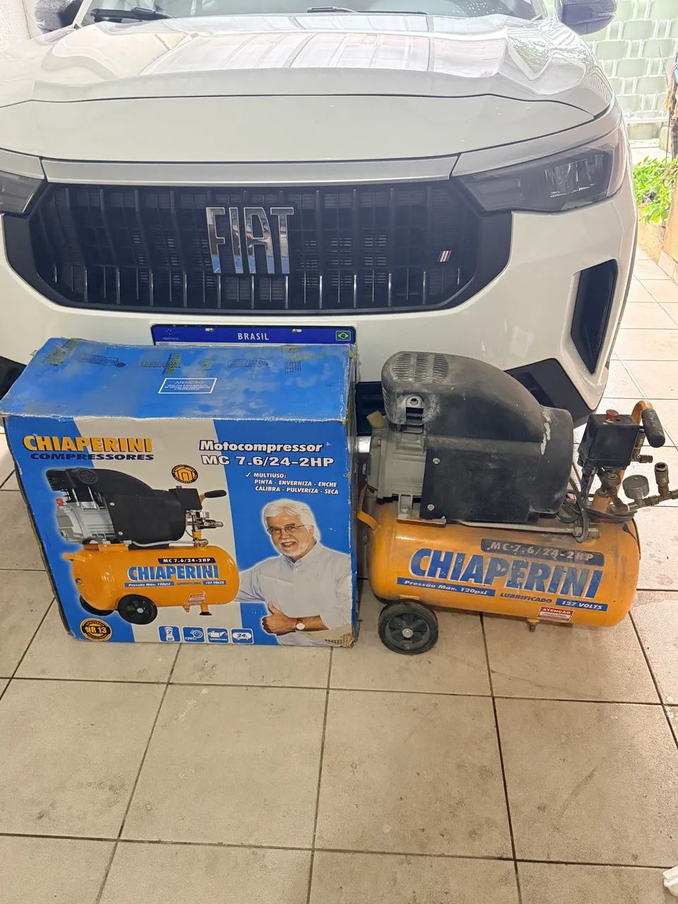 Compressor de ar Chiaperini com caixa - Foto 4