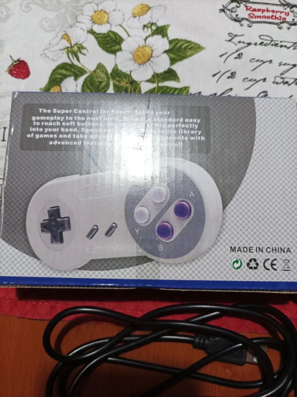 2 Joystick Super Nintendo USB Novíssimo - Foto 3