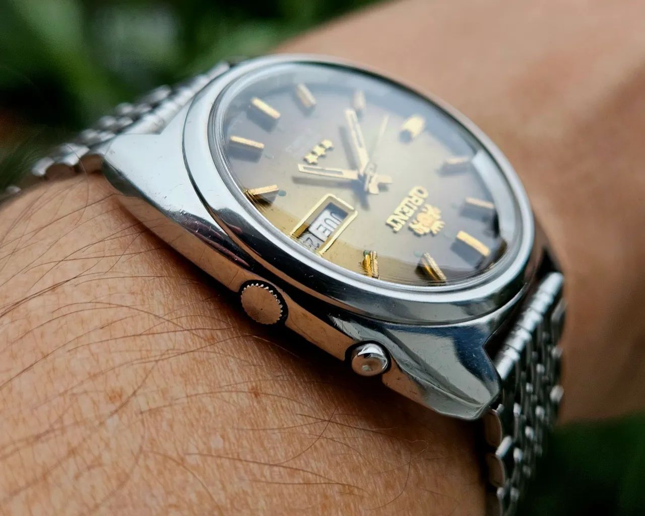 Relógio Orient Automático Vintage 1977 Japonês Revisado - Foto 4