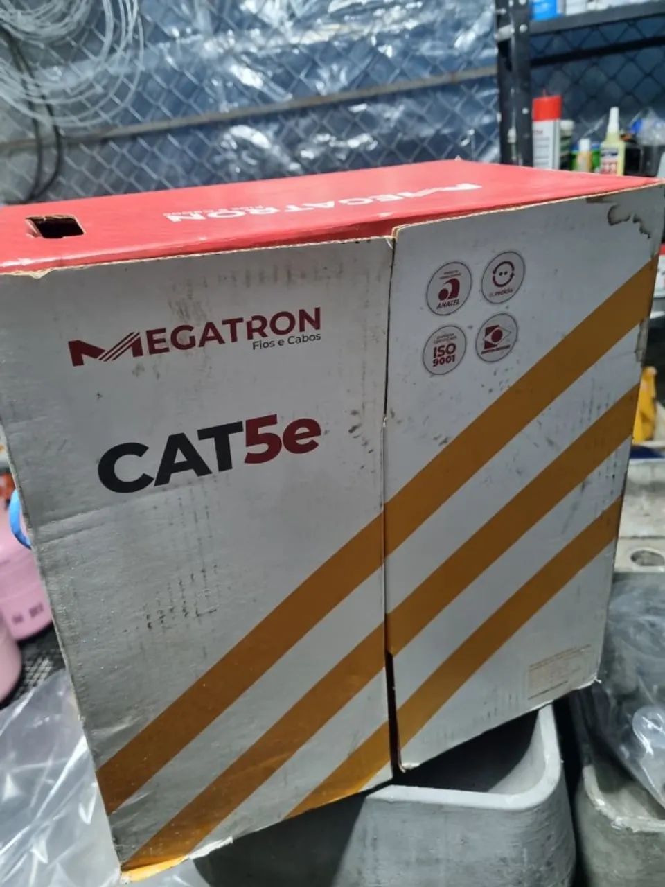 Caixa cabo de rede internet Megatron CAT5e  - Foto 2