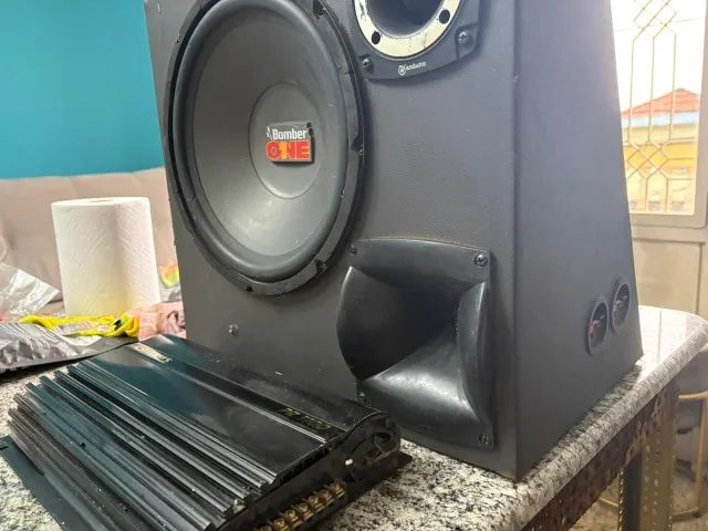 CAIXA DE SOM AUTOMOTIVA BOMBER ONE + MÓDULO CORZUS PR5100 - Foto 2