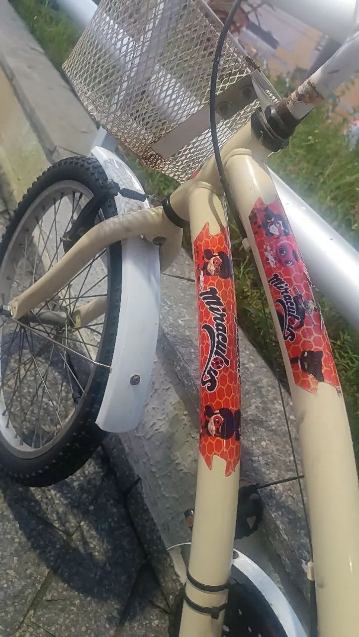 BICICLETA CECI ARO 20 RETRÔ INFANTIL - TEMA LADYBUG - Foto 2